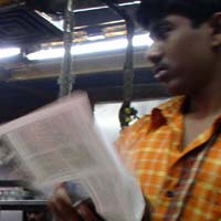 My breakfast dosa, wrapped in newspaper