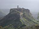 P4210130.JPG: Civita enshrouded by mist
