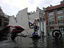 P5240667.JPG: Homage to Stravinsky Fountain, outside Pompidou Centre, where I met Jos who drank and gave me a tour of the city by night